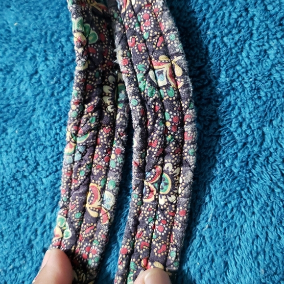 Vera Bradley Retired Collette Black Handbag / Purse (Fall 1995) - Picture 10 of 14